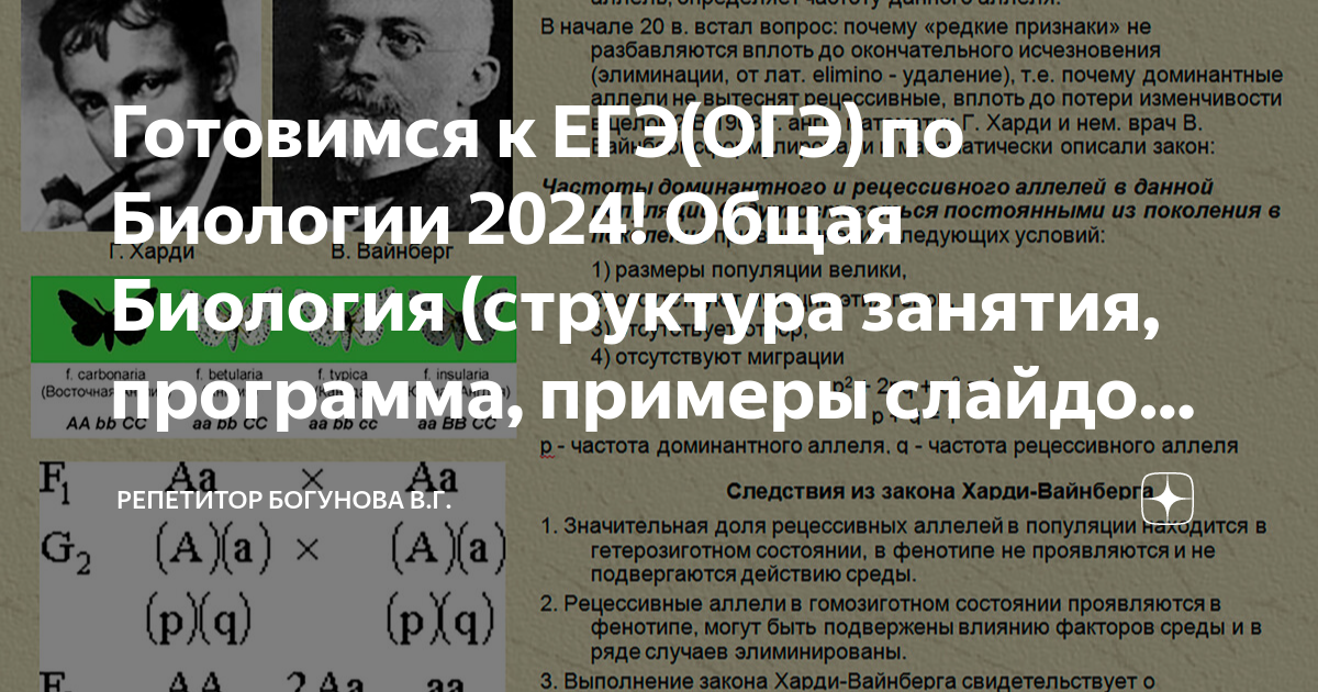 Егэ биология 2024