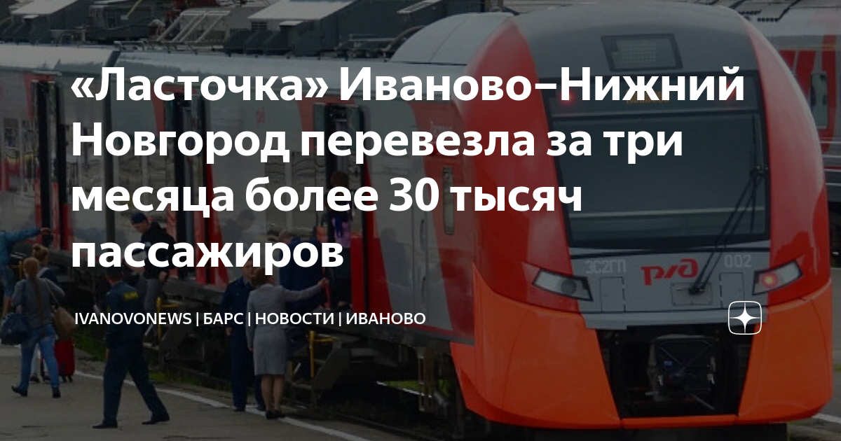 Ласточка иваново нижний новгород 2023