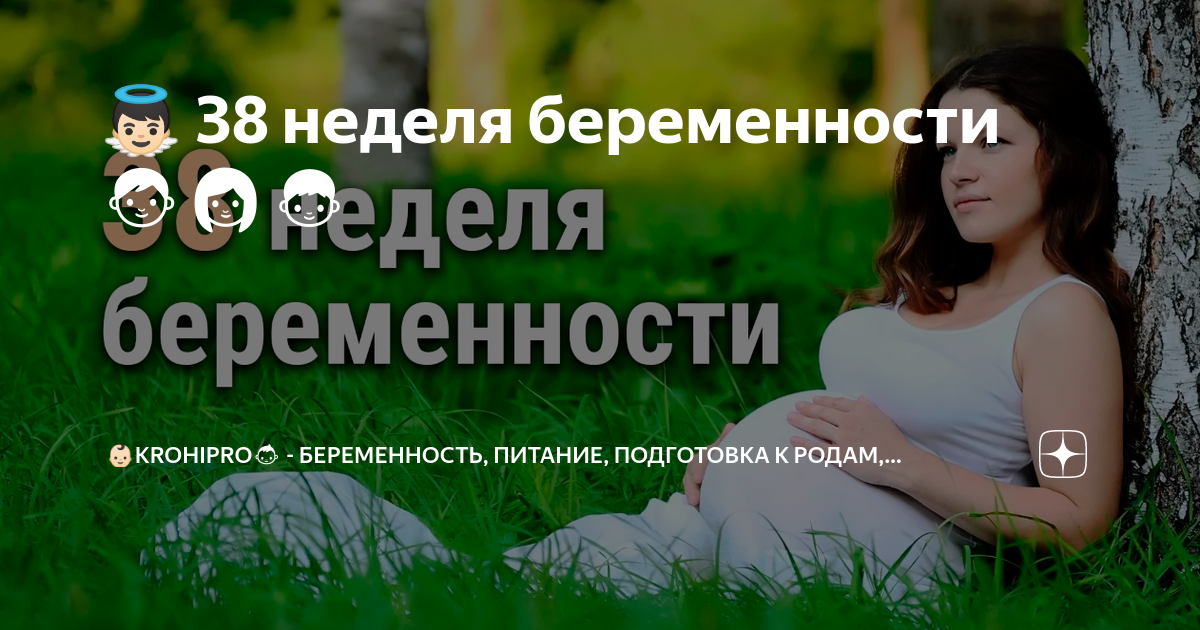 Узнавай все о тридцать восьмой неделе беременности на сайте Nutricia club