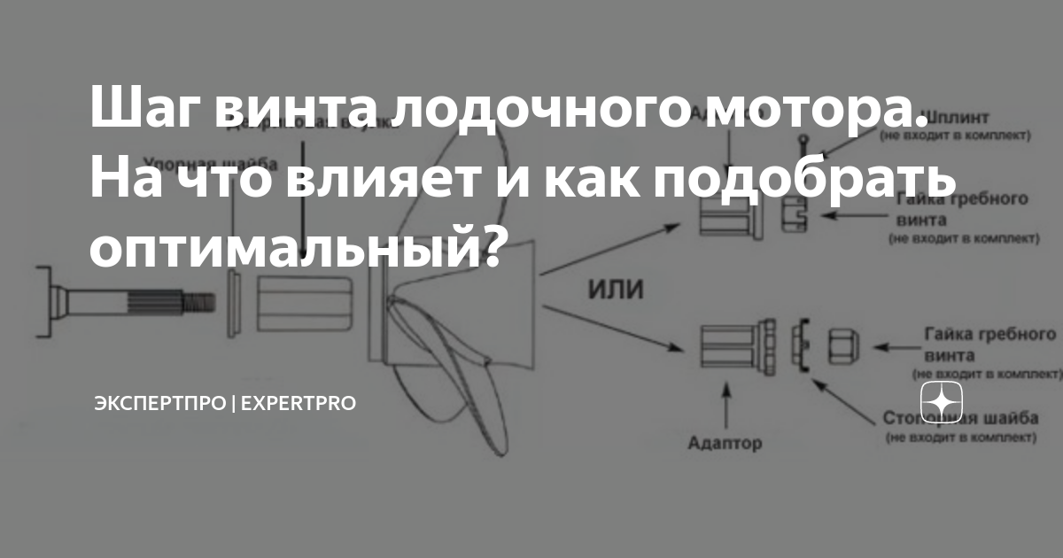 Разница винтов лодочных моторов