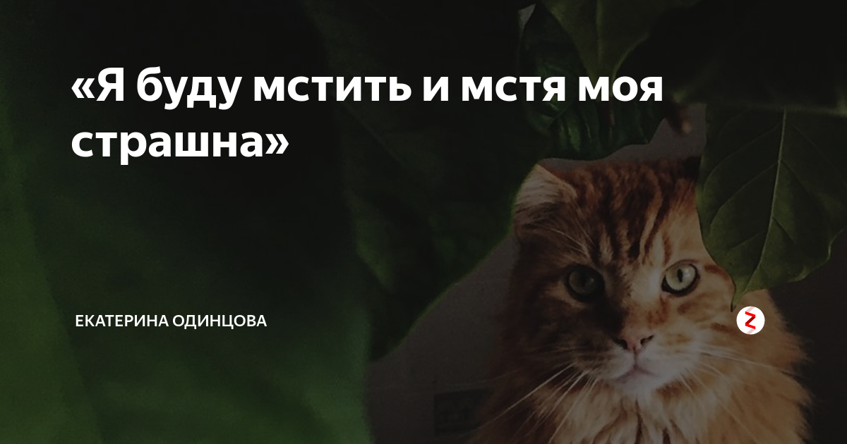 И мстя моя будет страшна картинка