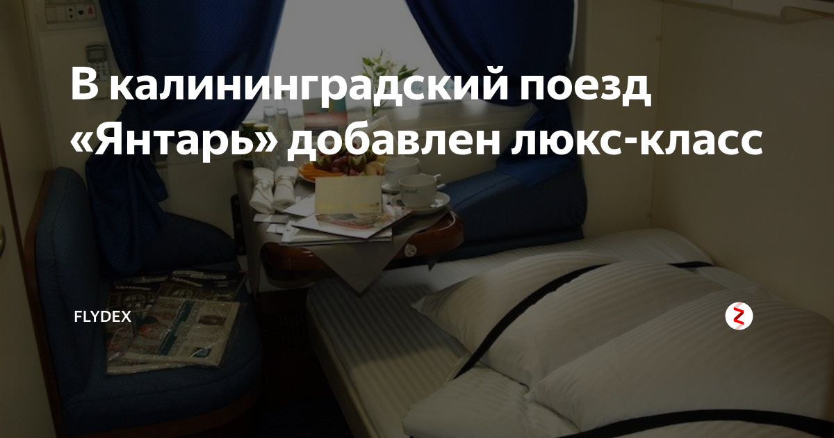 Путешествие поездом “Янтарь” из Калининграда в Москву