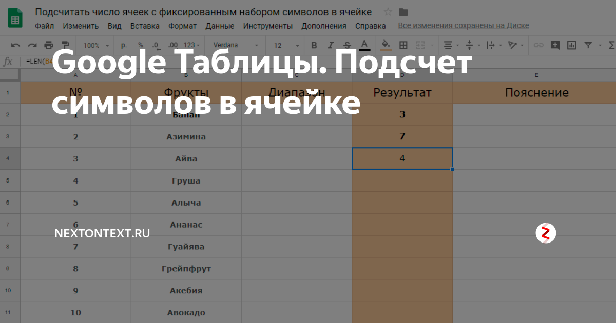 Программа для подсчета символов. Символы в гугл таблице. Таблица символов гугл таблицы. Символ ячейки в таблице. Ячейка в гугл таблицах.