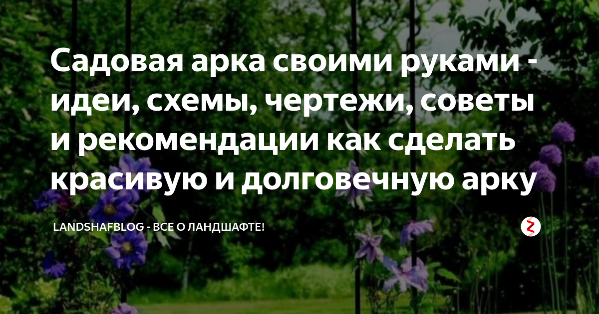 Как сделать арку для цветов на даче своими руками: 5 красивых вариантов