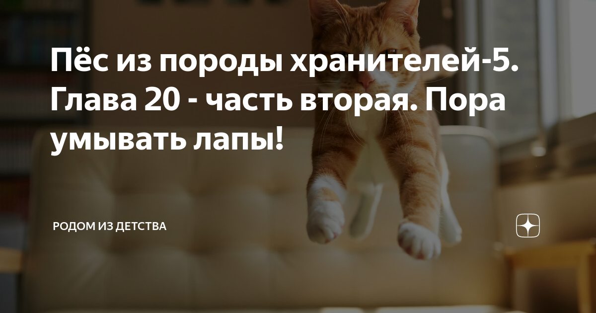 Пёс из породы хранителей-5. Глава 20 - часть вторая. Пора умывать лапы ...