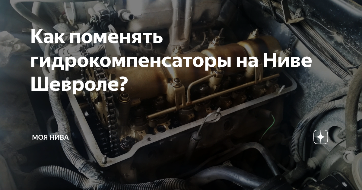 Как заменить гидрокомпенсаторы на ниве Замена гидрокомпенсаторов на шевроле нива своими руками