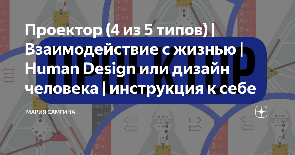 Проектор (дизайн человека): характеристика типа личности