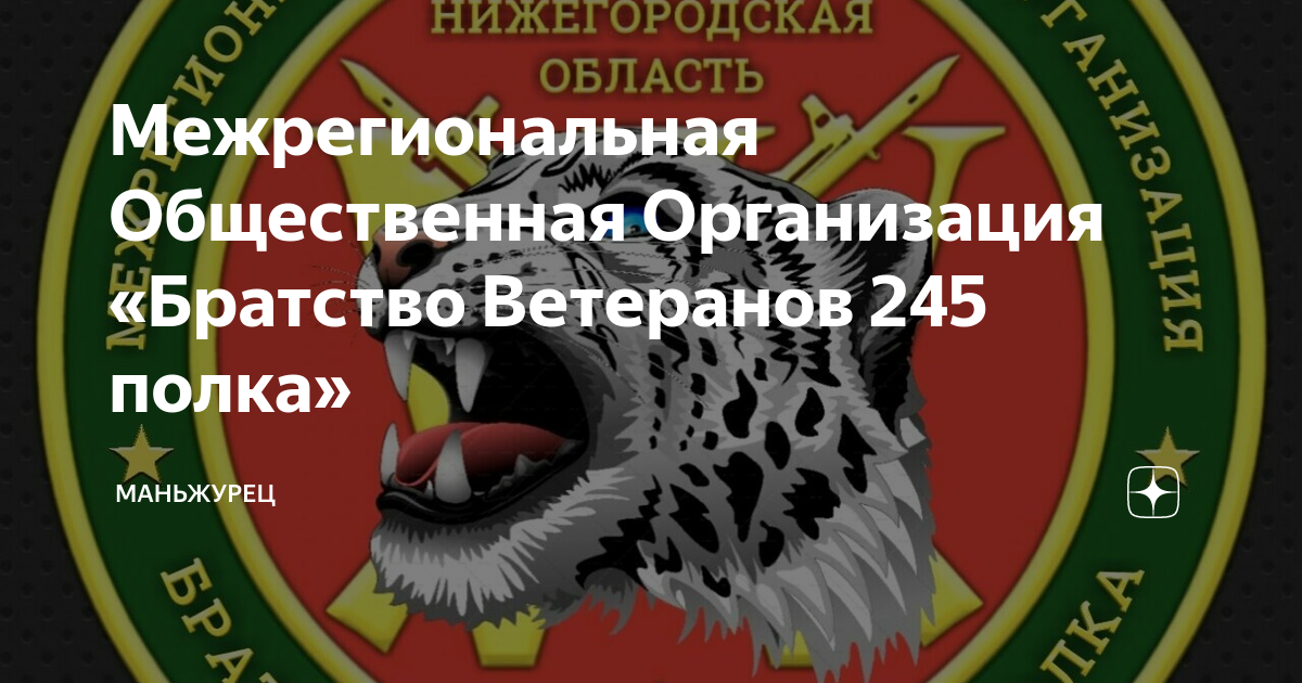 Братство ветеранов 245 полка