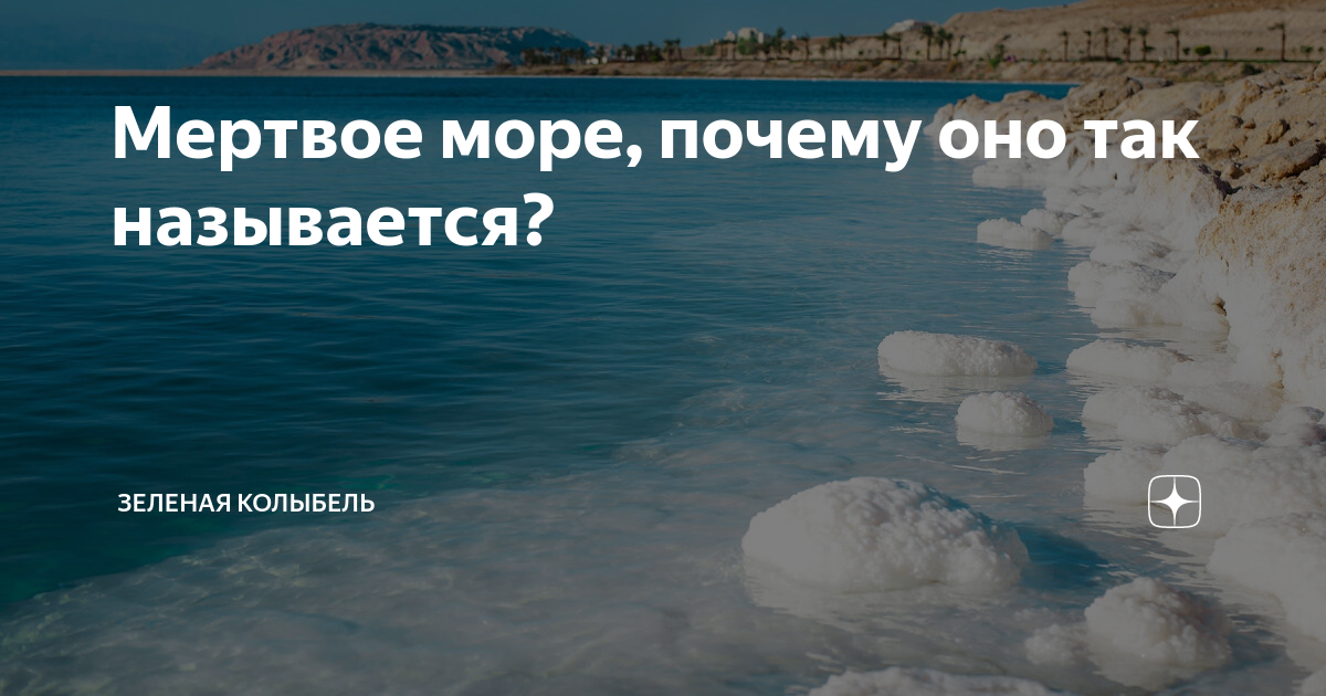 Почему Мертвое море называется мертвым: история и легенды