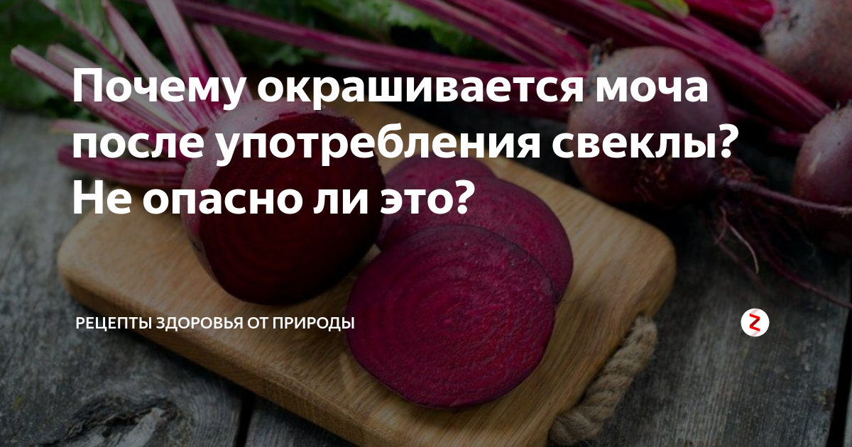 Почему употребление свеклы может вызывать появление красной мочи?