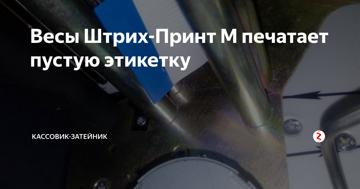 Весы Штрих-Принт М печатает пустую этикетку | Кассовик-затейник | Дзен
