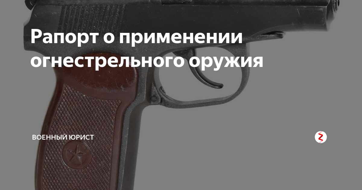 статья 60 применение огнестрельного оружия
