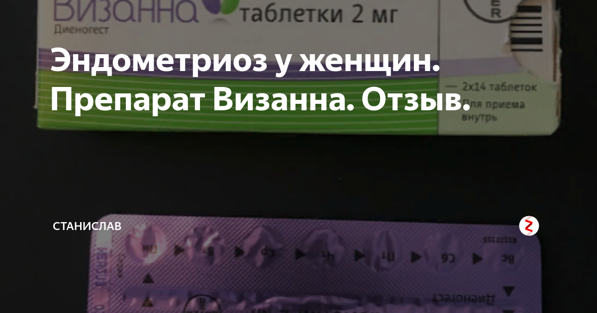 Визанна при эндометриозе - показания и противопоказания