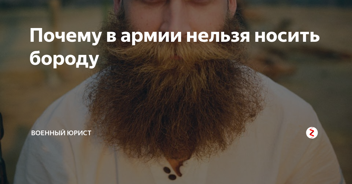 Почему запрещают бороду. Можно ли носить бороду военнослужащим РФ.