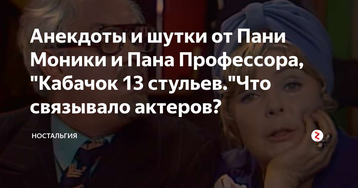 Пан профессор из 13 стульев