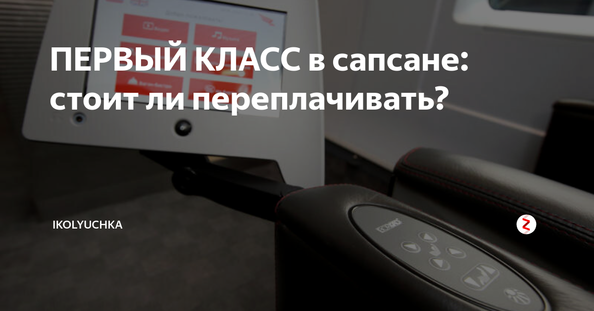 как выглядит бизнес класс в сапсане