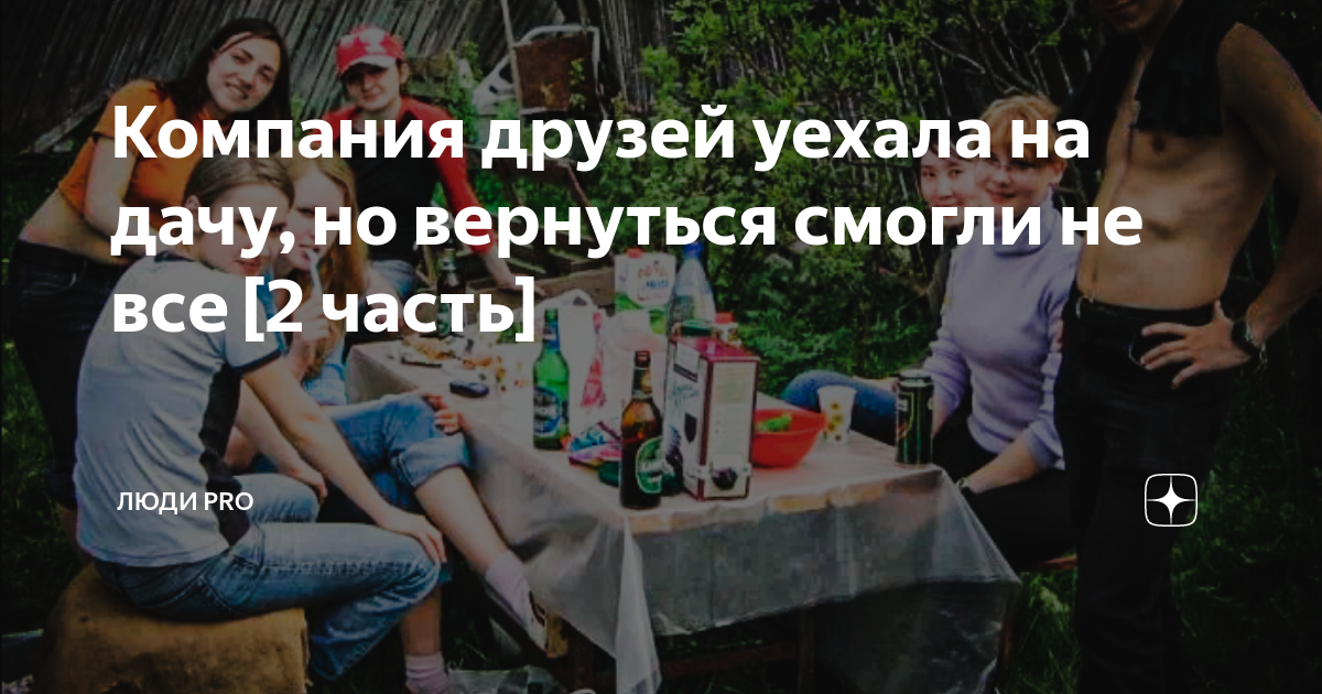 Компания друзей уехала на дачу, но вернуться смогли не все [2 часть ...