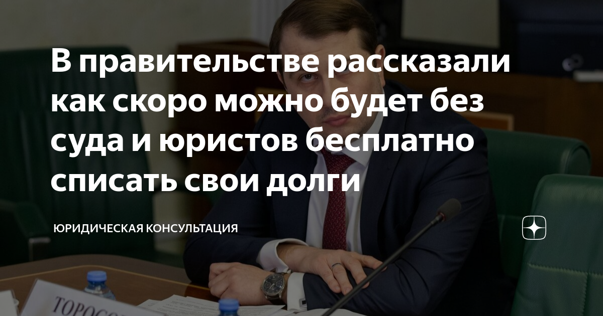 В правительстве рассказали как скоро можно будет без суда и юристов ...