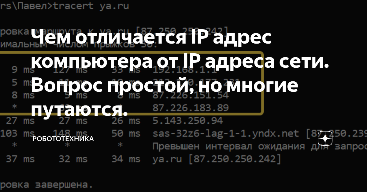 Почему разные ip адреса сети необходимо присваивать разным портам маршрутизатора