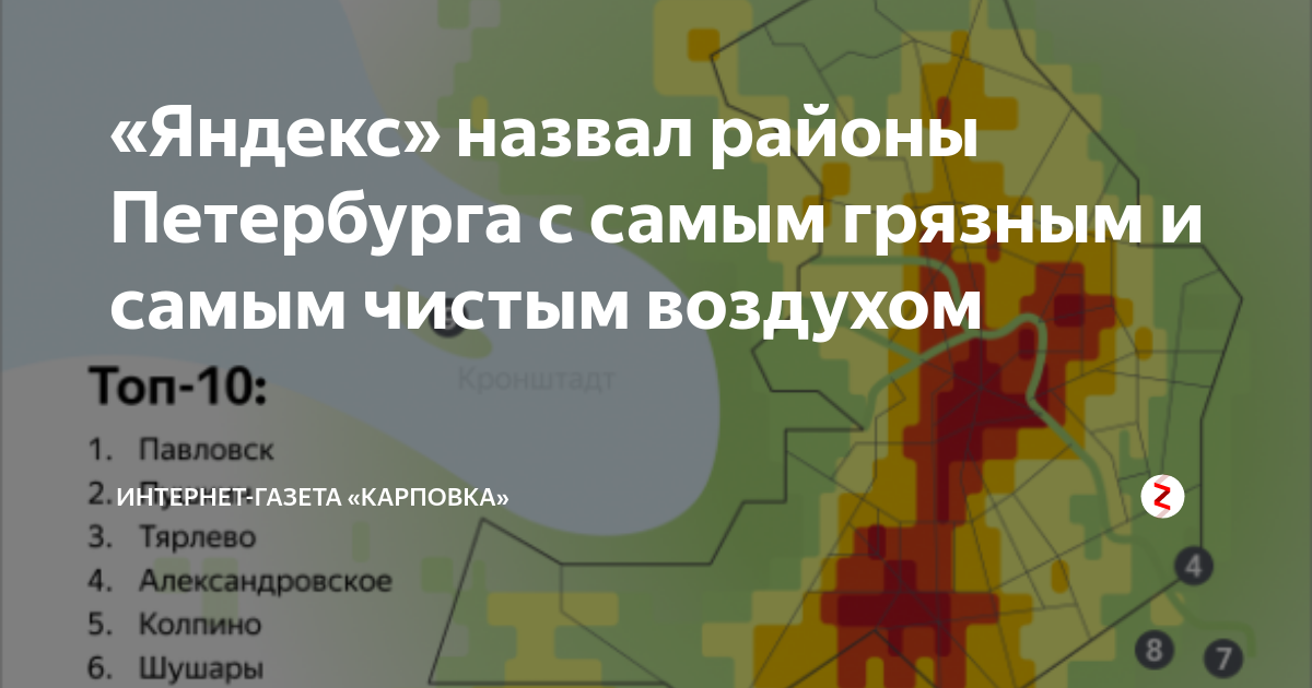 качество воздуха в петербурге