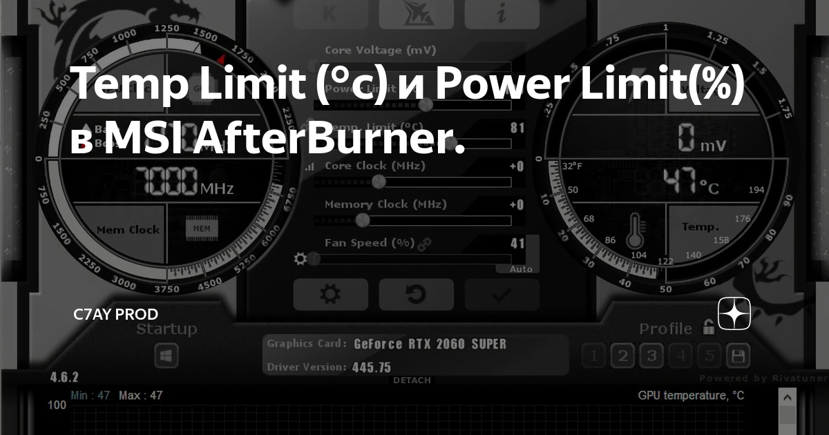 Afterburner power limit