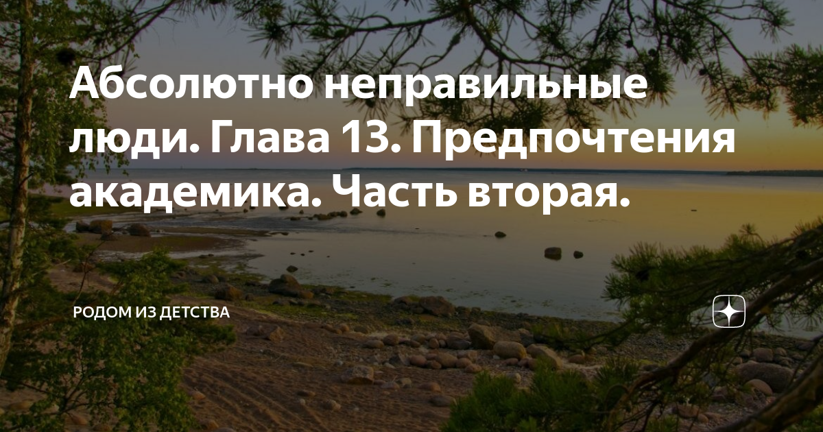 Абсолютно неправильные люди. Глава 13. Предпочтения академика. Часть ...