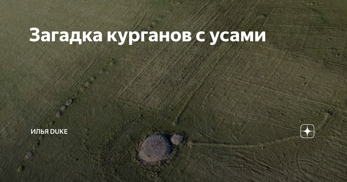 Загадка курганов с усами | Илья Duke | Дзен