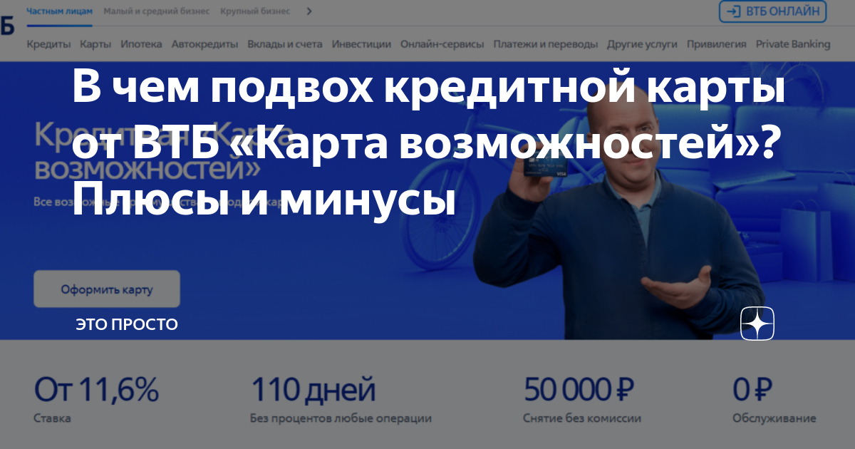 Рефинансирование карта возможностей втб