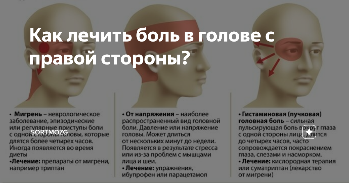 Боли мозга. Болит лоб и затылок. Годоыа болит справой тороны. Болит гтлова СПРАВЛЙ стороны