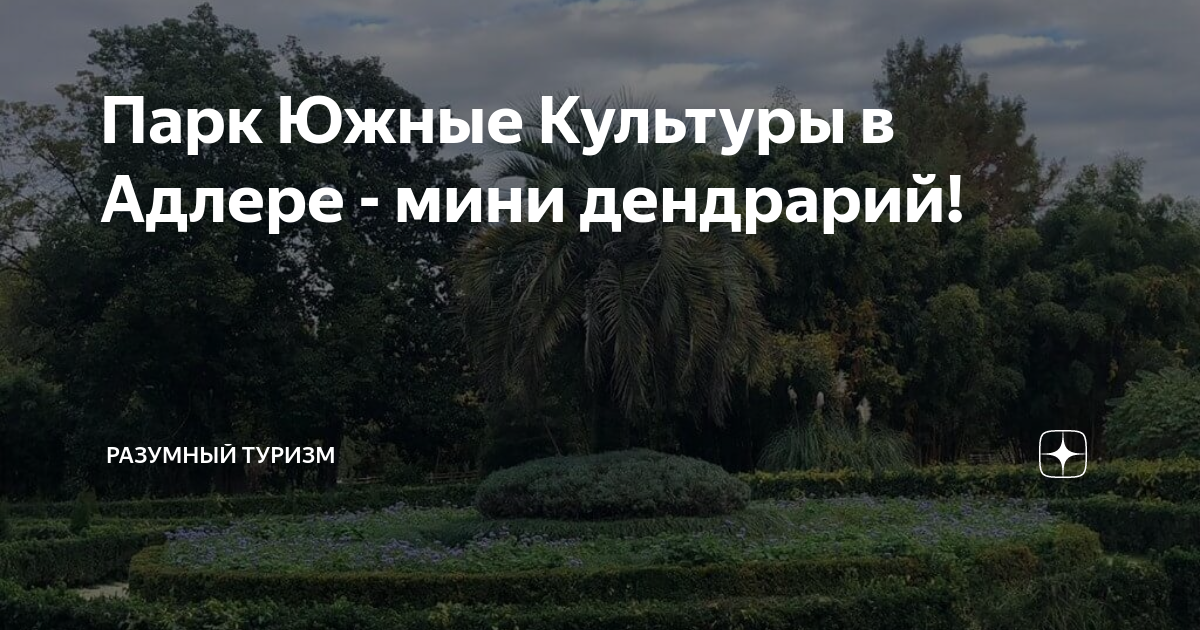 Парк Южные Культуры в Адлере - мини дендрарий! | Разумный туризм | Дзен