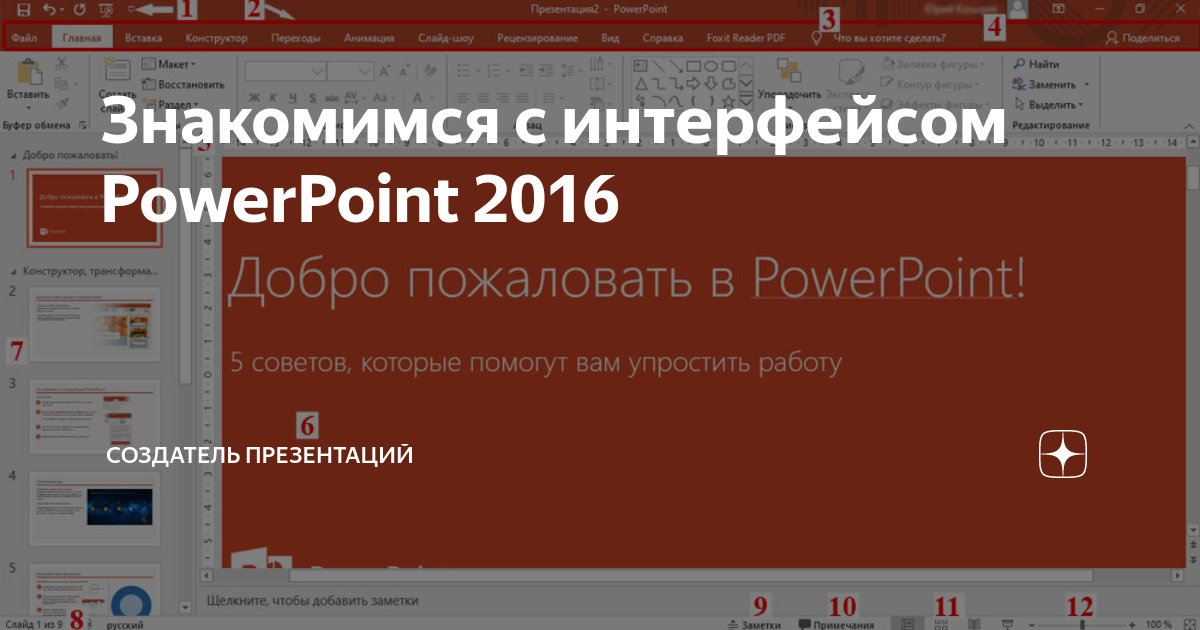 Powerpoint динамические презентации