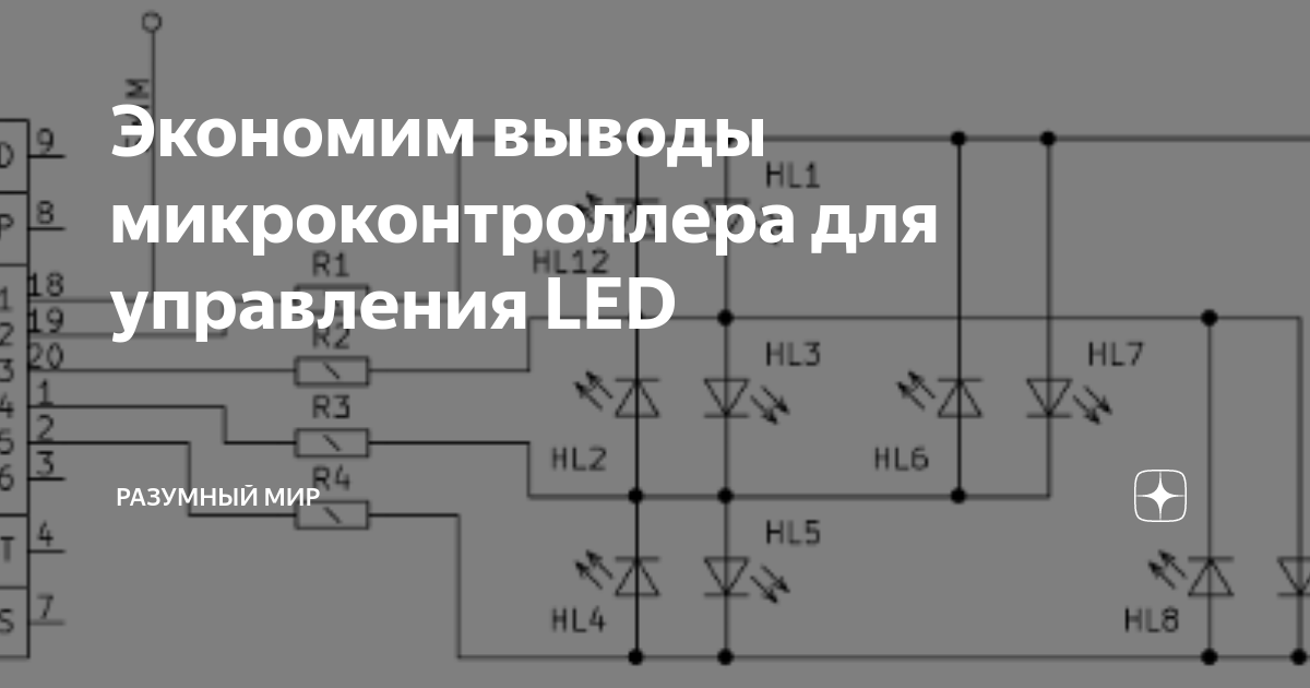 Выводы микроконтроллера