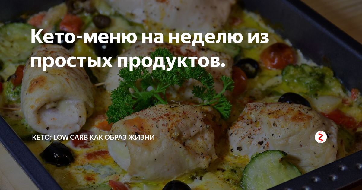 Кето-меню на неделю из простых продуктов. | Кето: Low Carb как образ ...