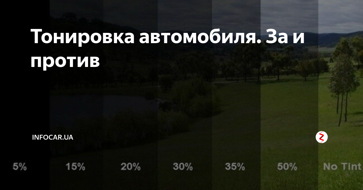 Тонировка автомобиля. За и против