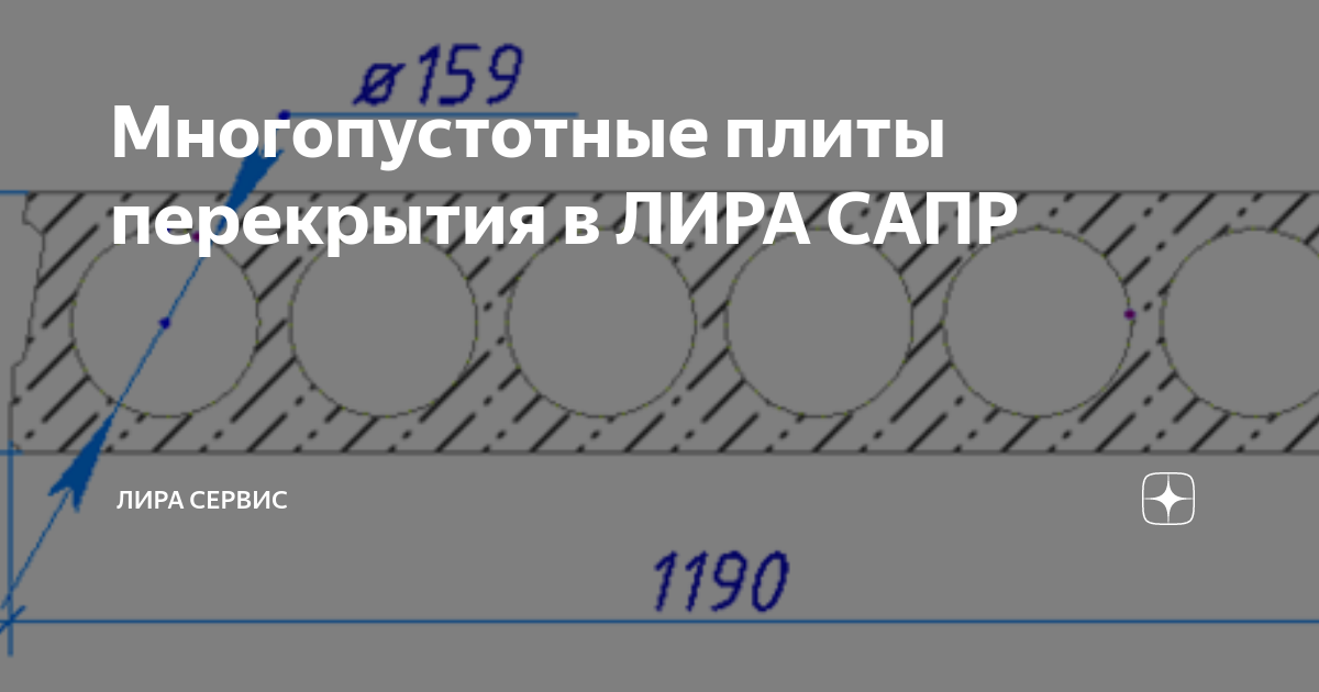 Многопустотные плиты перекрытия в ЛИРА САПР | Лира сервис | Дзен