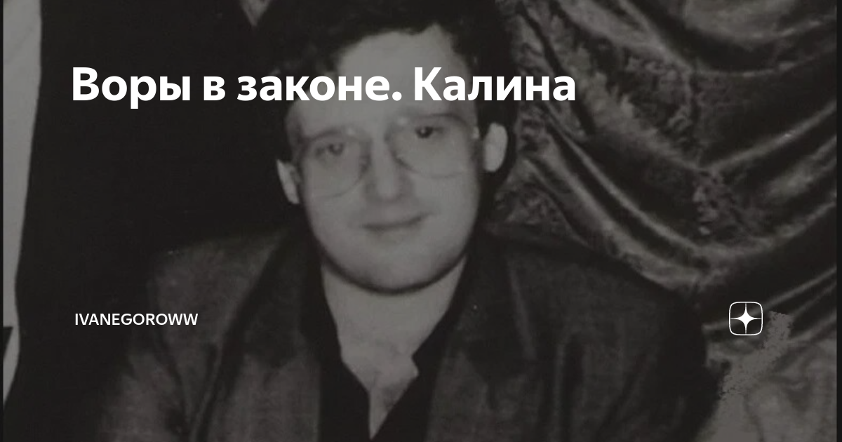 Вор в законе калина