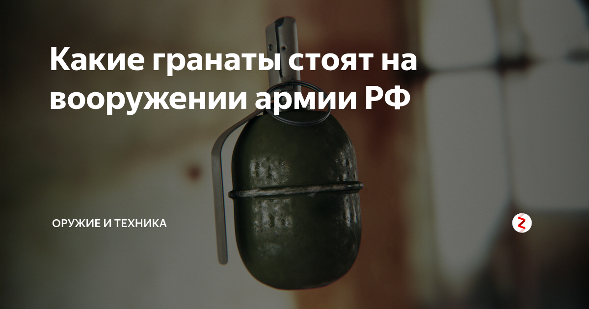 Какие гранаты стоят на вооружении армии РФ | Оружие и техника | Дзен