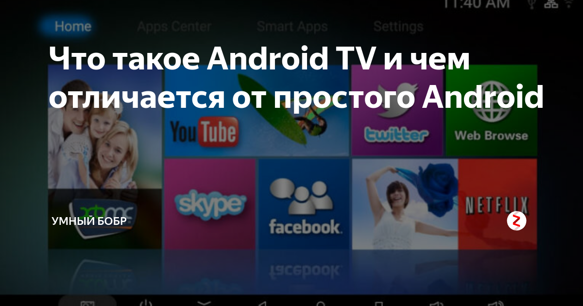 что значит телевизор с андроид тв