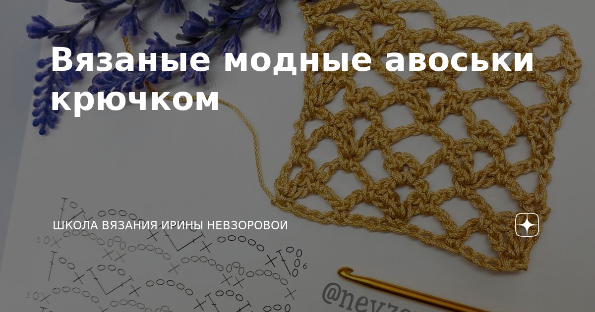 Вязаные модные авоськи крючком | Школа вязания Ирины Невзоровой | Дзен