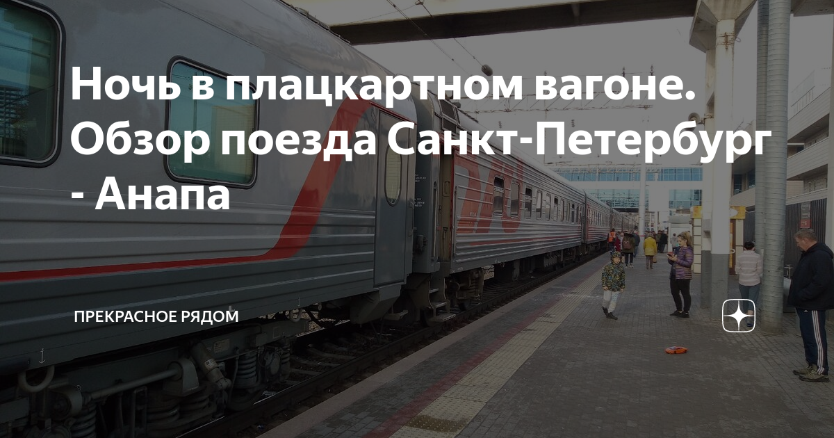 Поезд 259а санкт петербург анапа фото внутри плацкарт