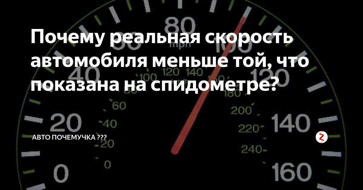 Какая скорость автомобиля