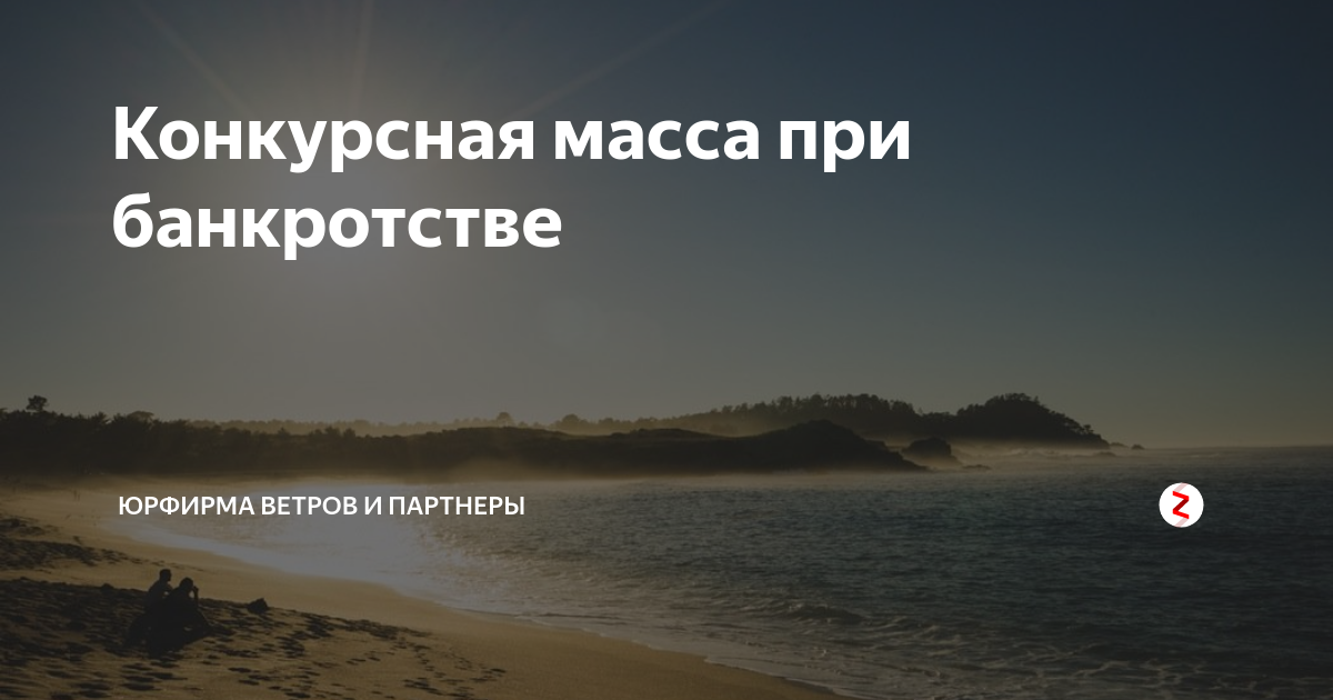 Конкурсная масса при банкротстве | Юрфирма Ветров и партнеры | Дзен