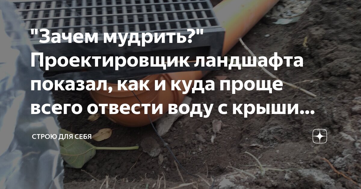 \"Зачем мудрить?\" Проектировщик ландшафта показал, как и куда проще ...