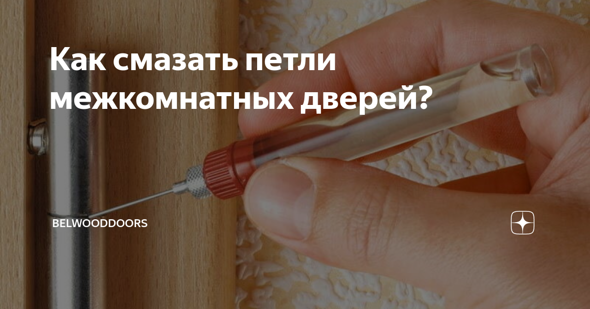 Как смазать петли межкомнатных дверей? | Belwooddoors | Дзен