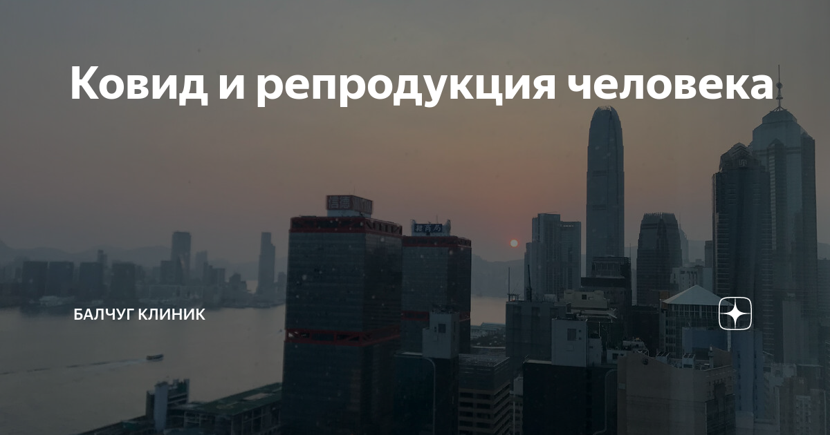 Ковид и репродукция человека | Балчуг Клиник | Дзен
