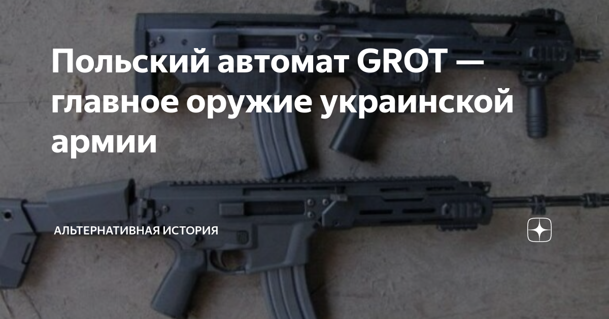 Польский автомат GROT — главное оружие украинской армии ...