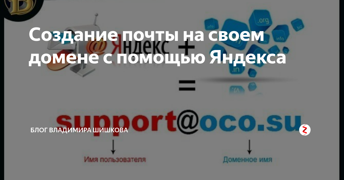 Создание почты на своем домене с помощью Яндекса | Блог Владимира ...