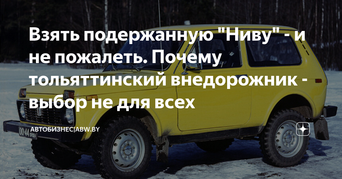 Какую ниву взять