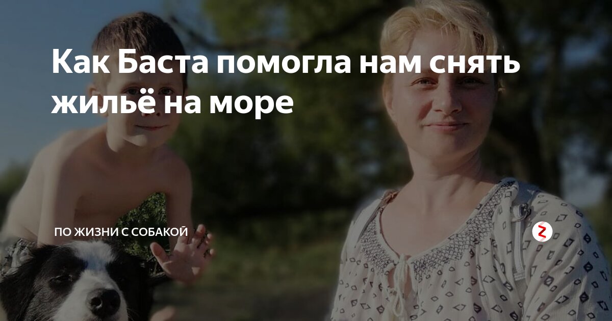Как Баста помогла нам снять жильё на море | По жизни с собакой | Дзен