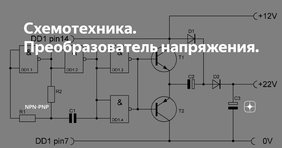 Построение квазирезонансных высоковольтных стабилизированных источников